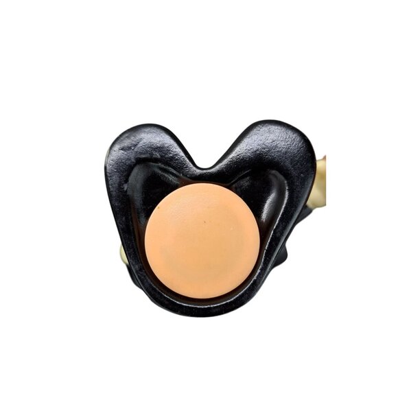 Vintage Mickey Mouse Coin Bank Rubber Plastic Korea Walt Disney Productions 70s - Picture 6 of 9